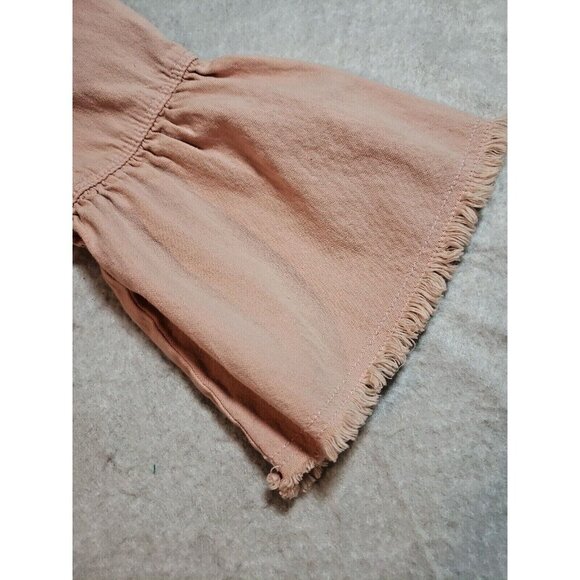 Anthropologie Holding Horses Pink Ombre Lilibet Raw Hem Dip Dye Dress size 6 - Picture 10 of 16